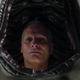 Viggo Mortensn stars enigmatically out of the orifice of a leathery, organic cocoon.